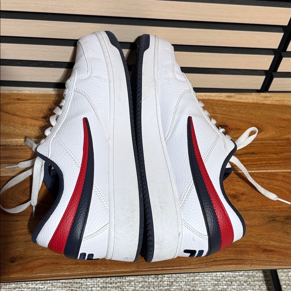 Fila White and Navy Men's Sneakers